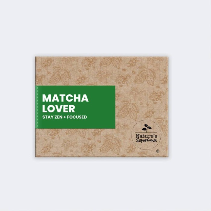 

Nature's Superfoods Matcha Lover Gift Set - Stay Zen + Focus 1 X 130G