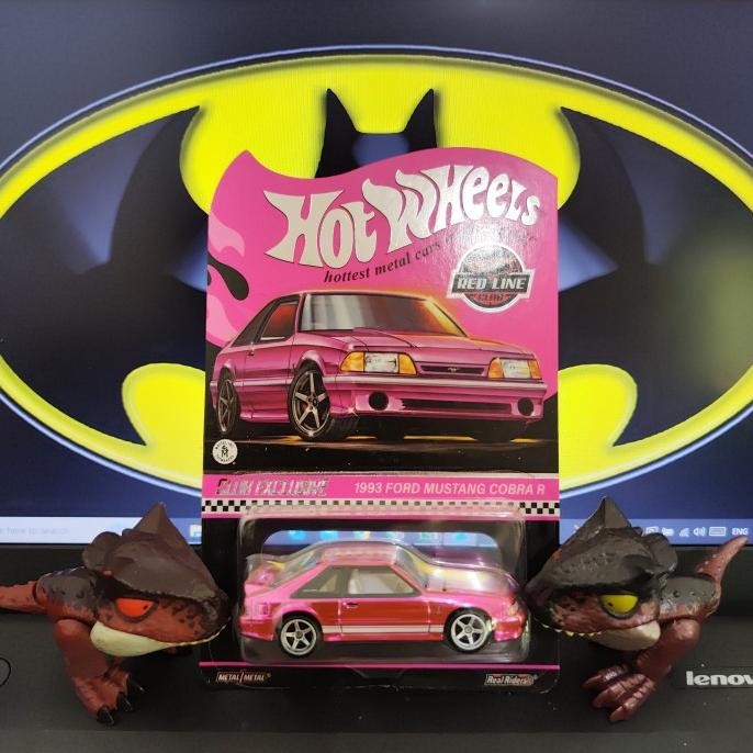 PROMO HOT WHEELS RLC 1993 FORD MUSTANG COBRA PINK