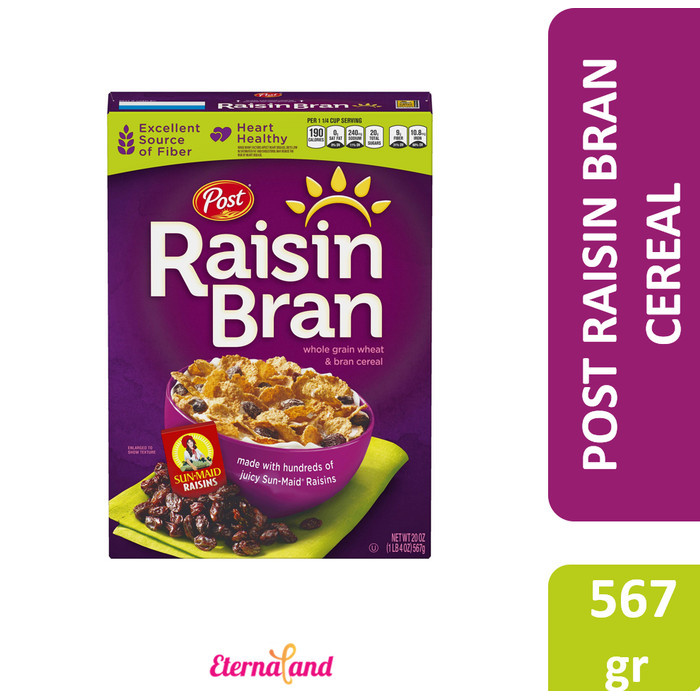

POST RAISIN BRAN CEREAL WITH SUN-MAID RAISINS - SEREAL RASA KISMIS