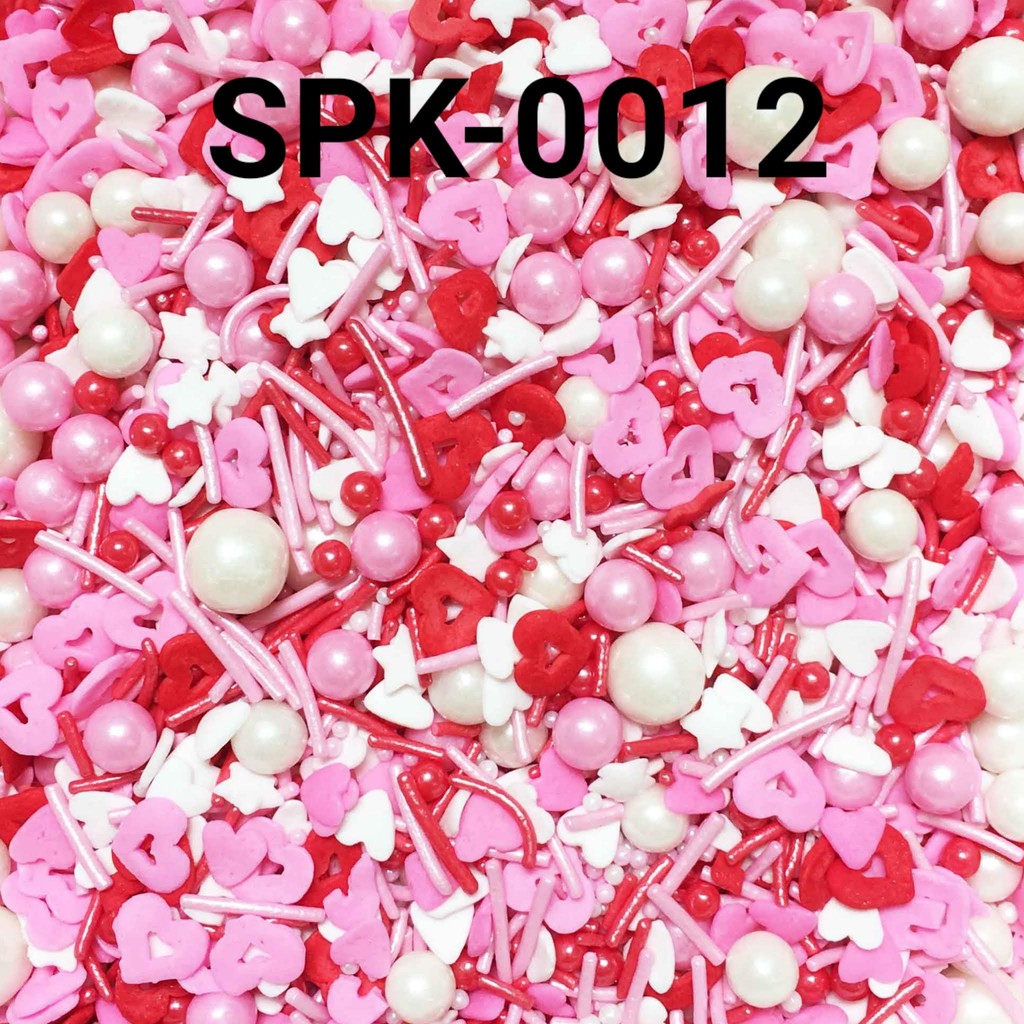 

SPK-0012 Sprinkles sprinkle sprinkel 1kg 1 kg mutiara hati valentine (SPRINKLES)