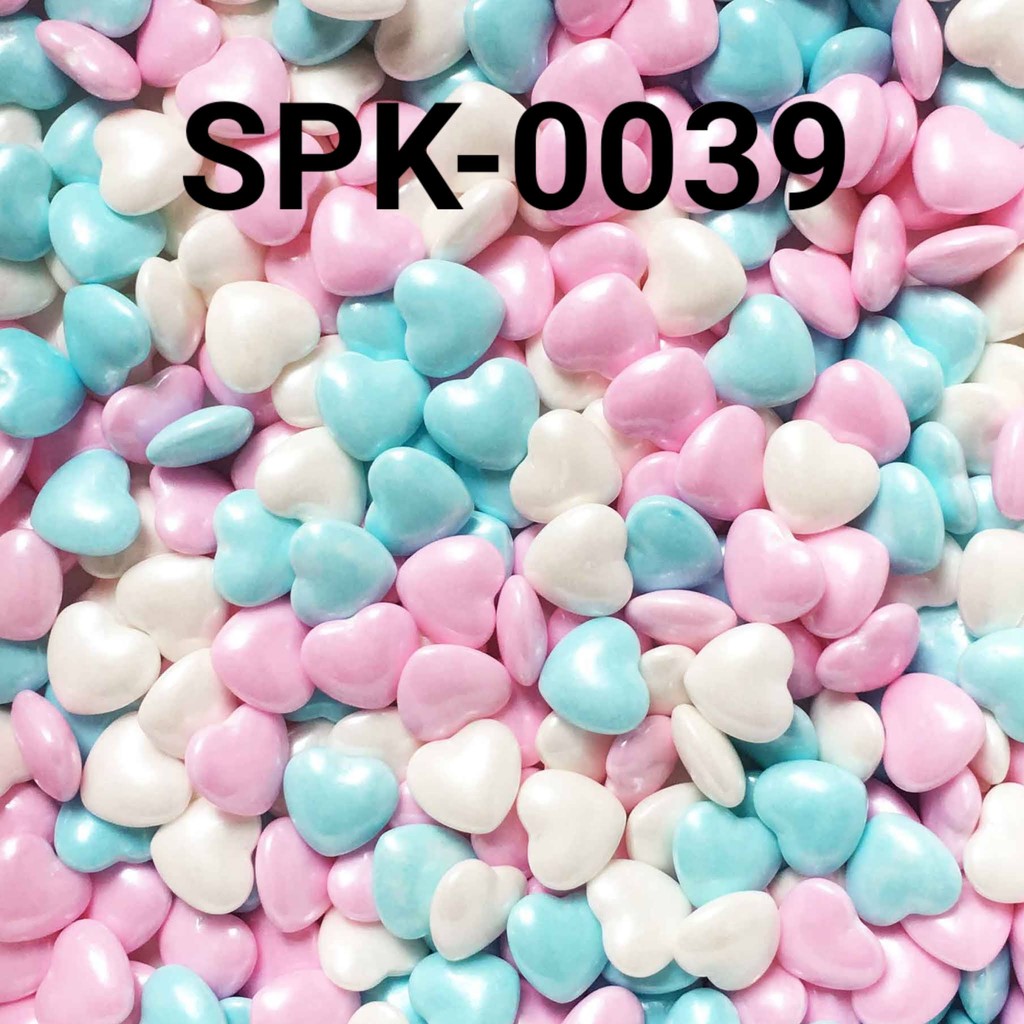 

SPK-0039 Sprinkles sprinkle sprinkel 1kg 1 kg kilo hati pink biru (SPRINKLES)