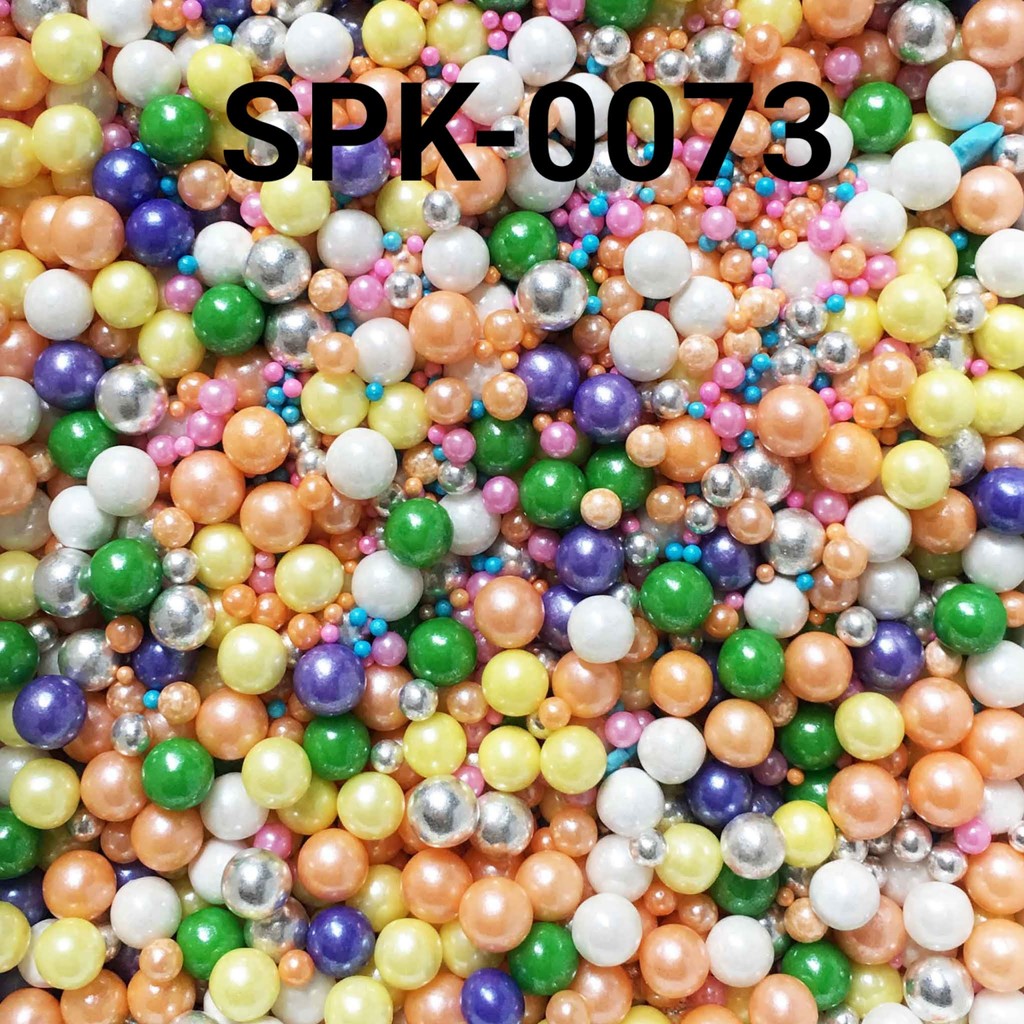 

SPK-0073 Sprinkles sprinkle sprinkel 1kg 1 kilo mutiara mix rainbow (SPRINKLES)