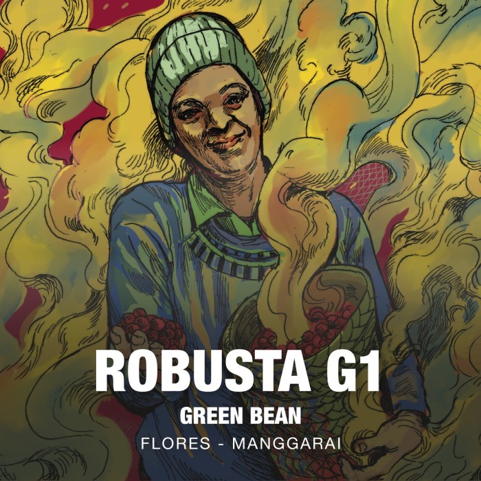 

GREEN BEAN ROBUSTA NATURAL TUANG COFFEE FLORES MANGGARAI G1