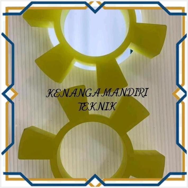 [KGM] KARET KOPLING BINTANG T-80// RUBBER COUPLING T-80