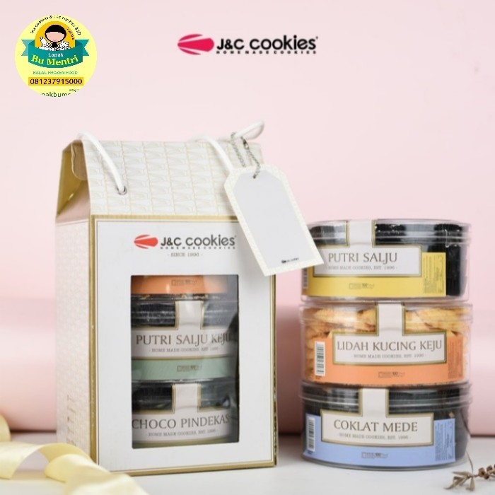 

hampers idul fitri premium jnc cookies reguler isi 3