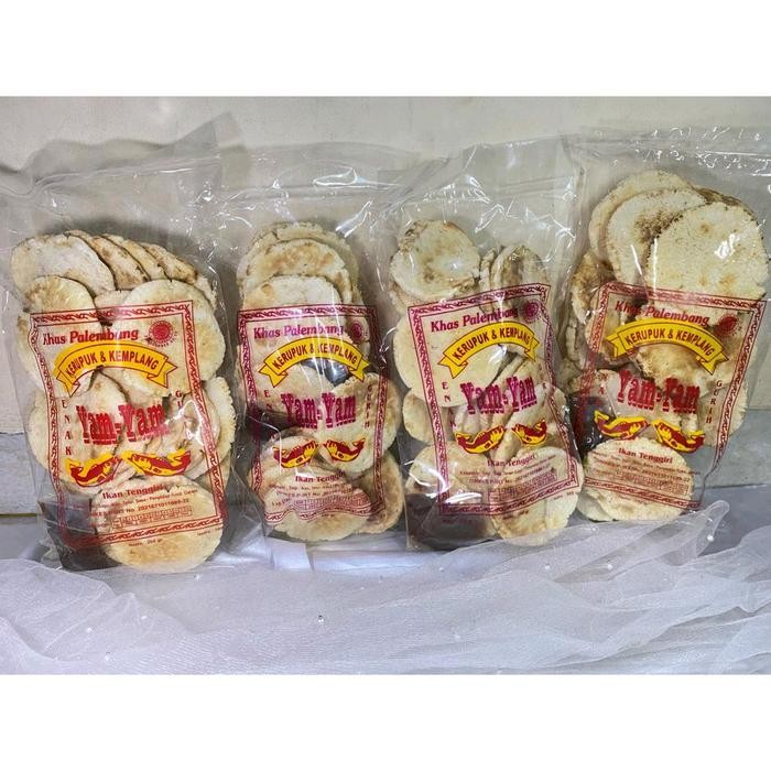 

New paket 4 BUNGKUS kemplang bakar free sambel Ready