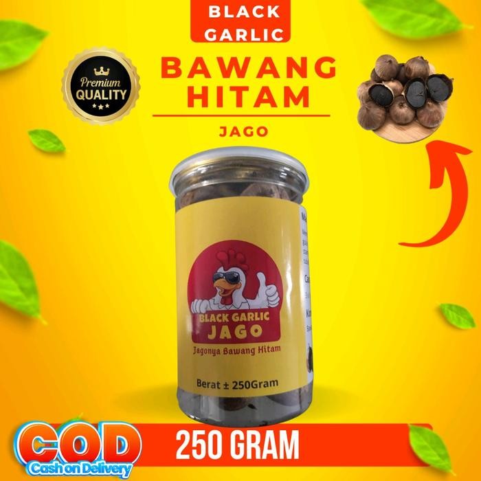 

Promo [ SEDANG ] Bawang Hitam Black garlic 250 Gram bawang Hitam Tunggal Rasa Manis Sedikit Asam