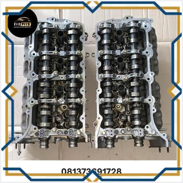 [RIA] CYLINDER HEAD DEKSEL LEXUS LX 570 KODE MESIN 3UR-FE V8 5.7CC ORIGINAL