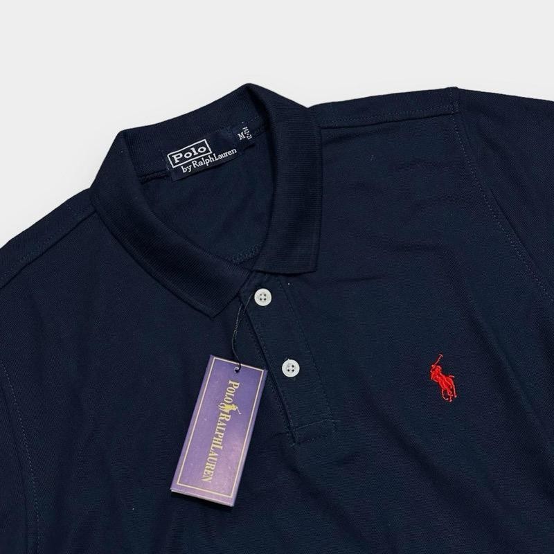 CUCI GUDANG Kaos Kerah Polo 07 Shirt polos Pria Baju Kaos Polo Kerah Merah Maroon Jumbo Ukuran XXL