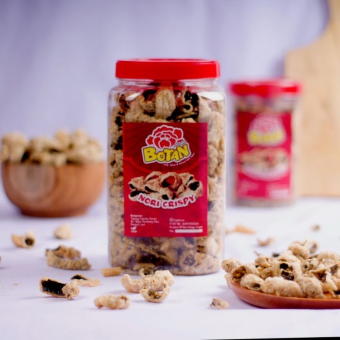 

Ina - Keripik - Kripik Kerupuk Nori Crispy Toples Cap Botan Vegan Vegetarian