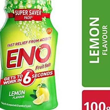 

#@#@#@#@] ENO Fruit Salt LEMON Botol 100G / Garam Buah / Antasida