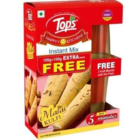 

!!!!!!] MALAI KULFI INSTANT MIX TOPS 100G / Ready to Cook