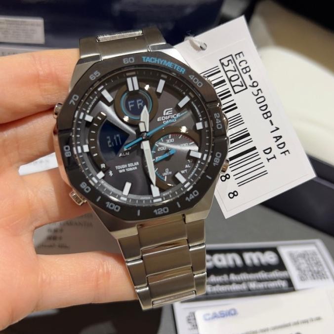 Grosir Casio Edifice Ecb-950Db-1Adf Jam Tangan Pria Bluetooth Ecb-950Db-1A