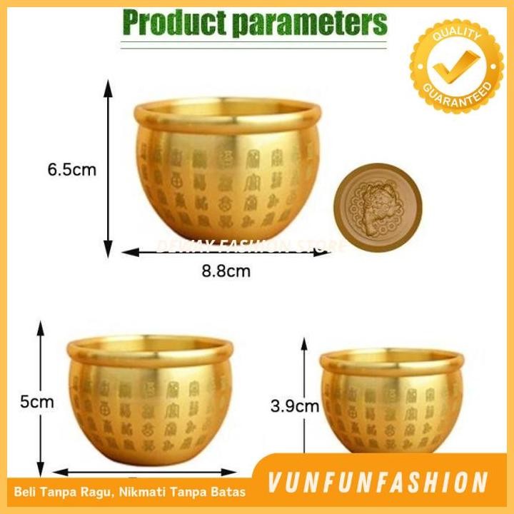KUNINGAN FENG SHUI KEKAYAAN CHINESE TRADITIONAL TREASURE BOWL TERMURAH