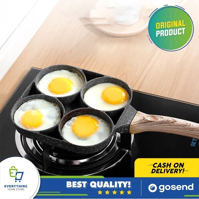 Wajan Panci Cetakan Kue Telur Ceplok Dadar 4 In 1 Omelette Pan Mini