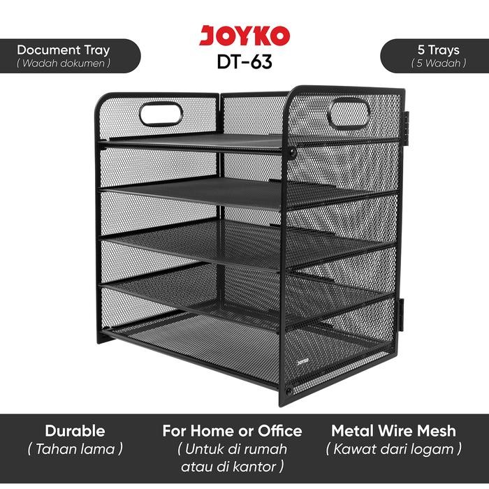 

Joyko Document Tray 5 Tier / Rak Kertas Dokumen 5 Susun Wadah Dokumen Meja DT-63