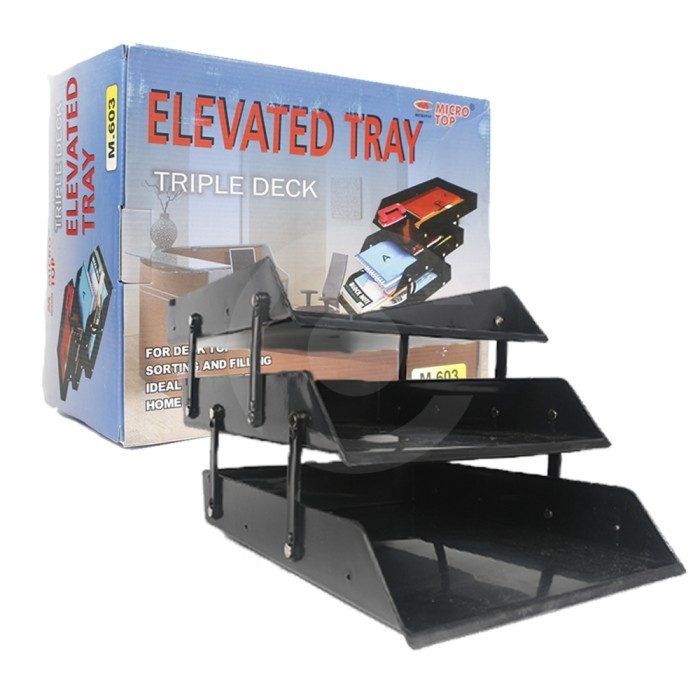 

Rak 3 Susun Dokumen File ,Elevated Tray Microtop M603