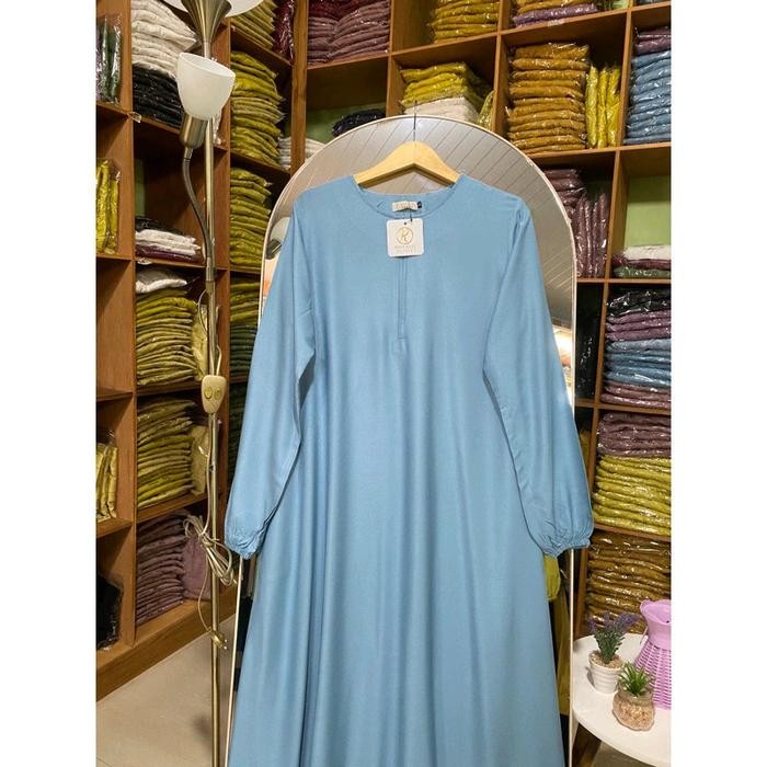 Promo Gamis Rayon Twill Big Size Super Jumbo Ld140 Wanita Muslim Panjang Katun Busui Friendly Baju