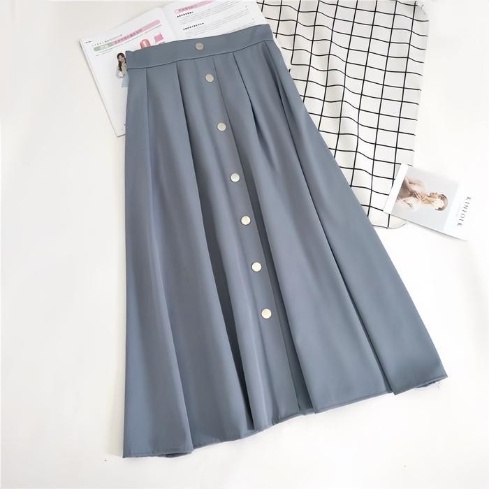 Terbaru Rok Suede/ Foila Maxi Skirt Suede (2104)