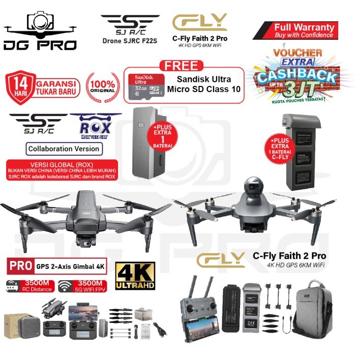 Drone Sjrc F11S Pro Ptz 2.5K Version Eis Dual Antishake Stabilized