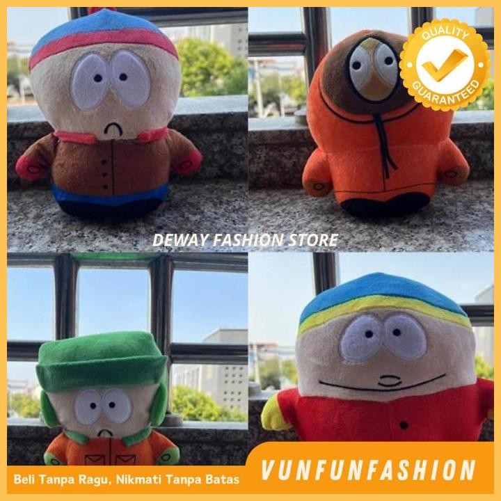 18CM BONEKA STUFFED PLUSH KIDROBOT SOUTH PARK KYLE KENNY CARTMAN STAN KUALITAS TERBAIK
