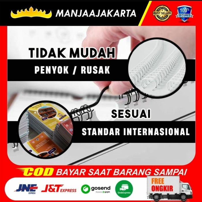 

SPIRAL KALENDER 3/8"PUTIH KITARO RING KAWAT SPIRAL KALENDER MEJA MURAH