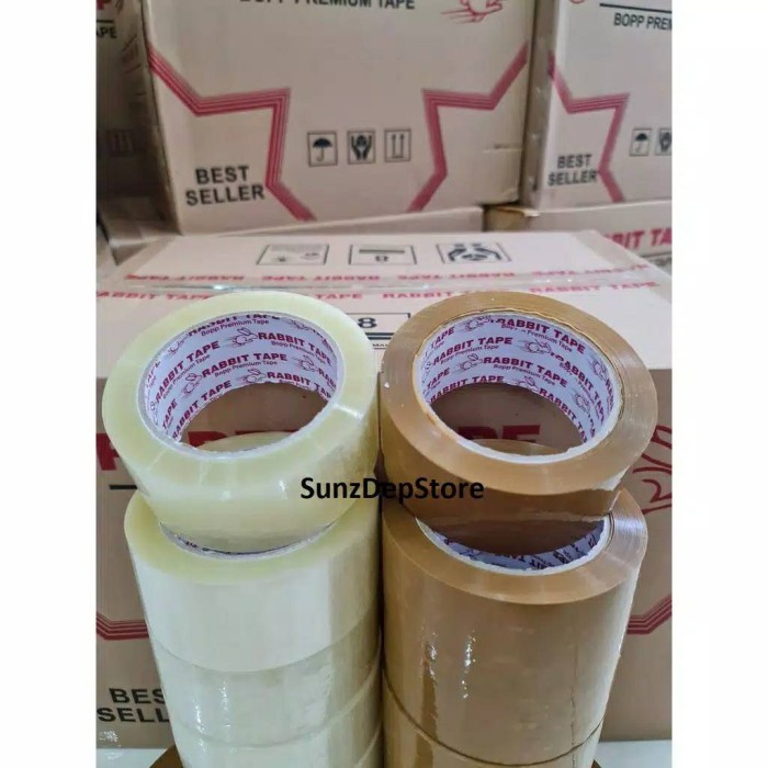 

LAKBAN 2 INCH X 100 YARD / LAKBAN 45MM / 1 DUS 72 ROLL KHS GOJEK/GRAB