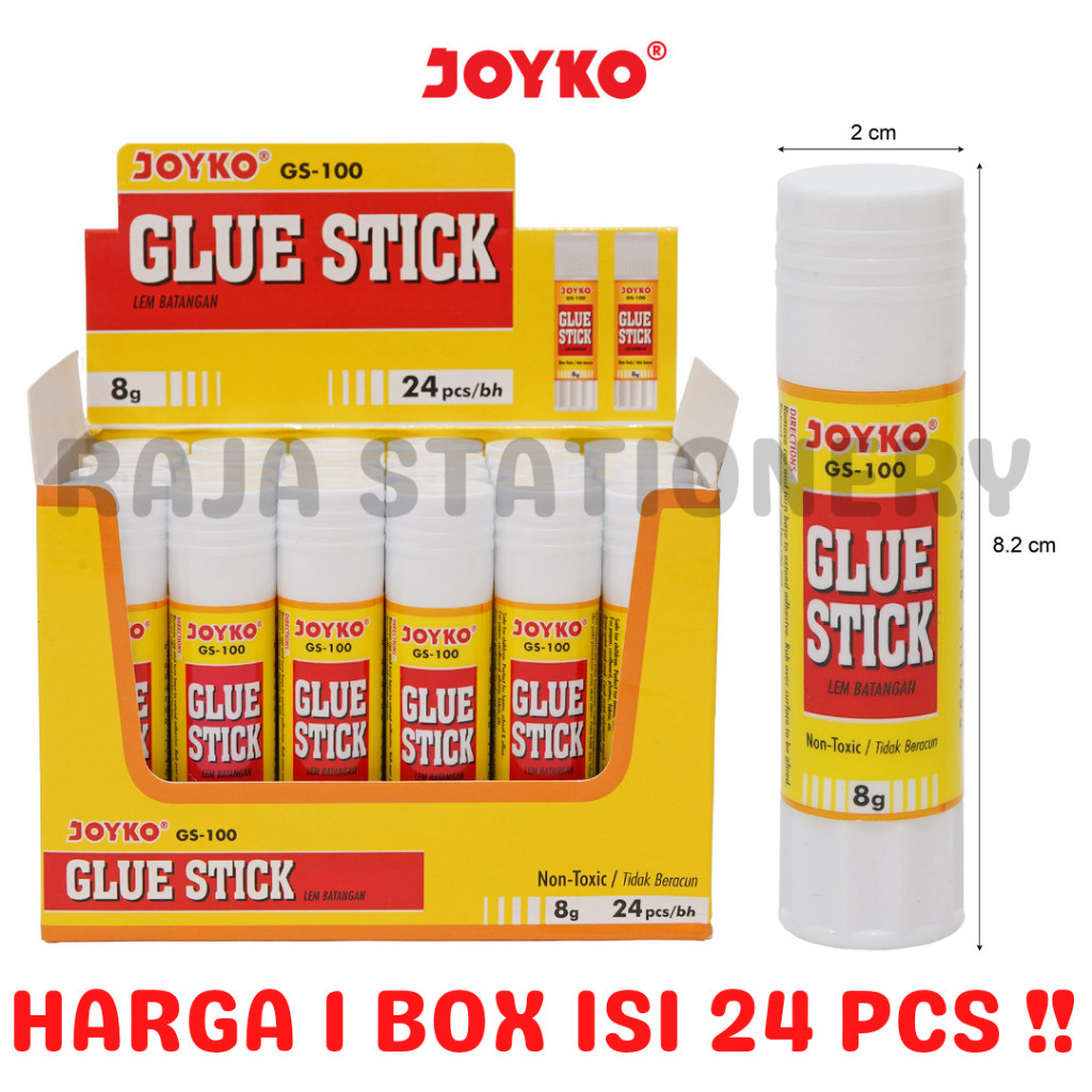 

JOYKO GLUE STICK 8G LEM KERTAS LEM BATANG JOKYO KECIL GS-100 [24PCS] RAJA BIG BOX