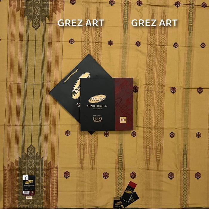 SARUNG ATLAS SUPER PREMIUM 980 975 970 960 MOTIF BHS Kain Gold Rayon Muslim Viscose