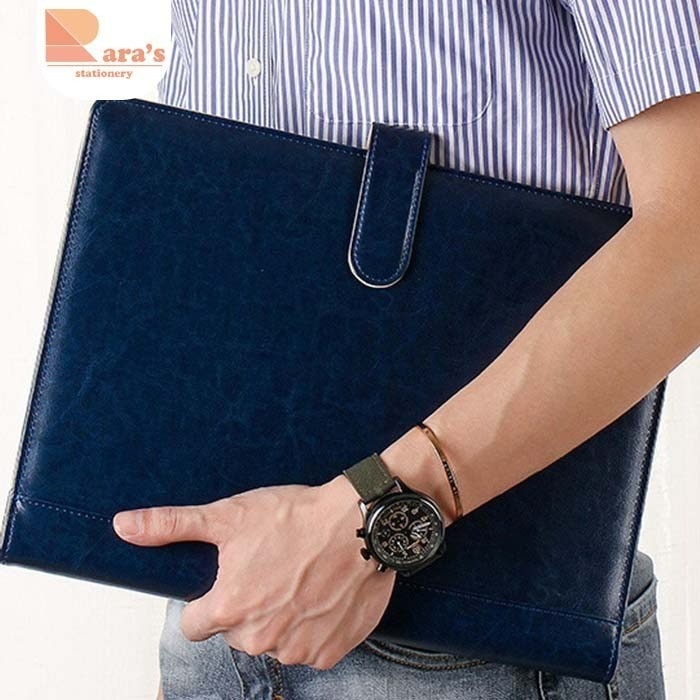 

BINDER ORGANIZER KULIT UKURAN A4 BONUS KALKULATOR + PAPAN BERJALAN