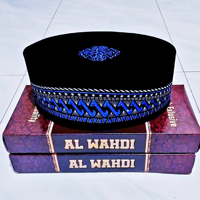Peci hitam motif murah songkok nasional
