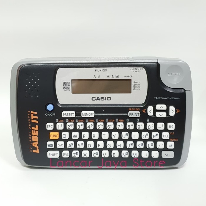 

CASIO LABEL IT KL120/PRINTER LABEL CASIO KL-120/LABEL IT PRINTER CASIO