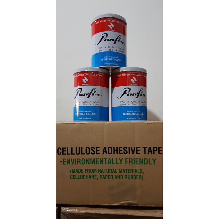 

ISOLASI PANFIX 1/2 X 72 SELF ADHESIVE CELLULOSE TAPE