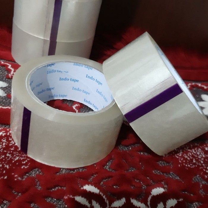 

LAKBAN 48MM X 90YARD INDOTAPE 1 DUS ISI 72ROLL HUSUS GOJEK&GRAB
