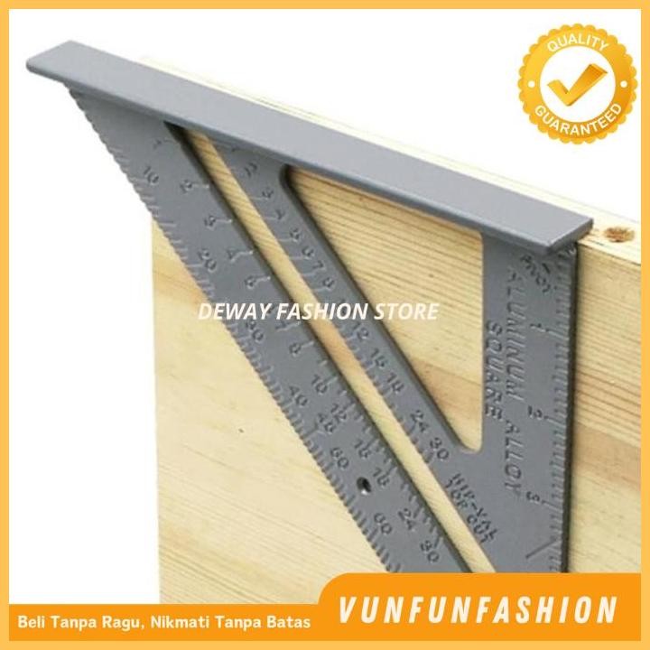 7 INCH BESI RAFTER SPEED SQUARE PENGGARIS SIKU SEGITIGA ALAT PENGUKUR PRODUK TERBAIK
