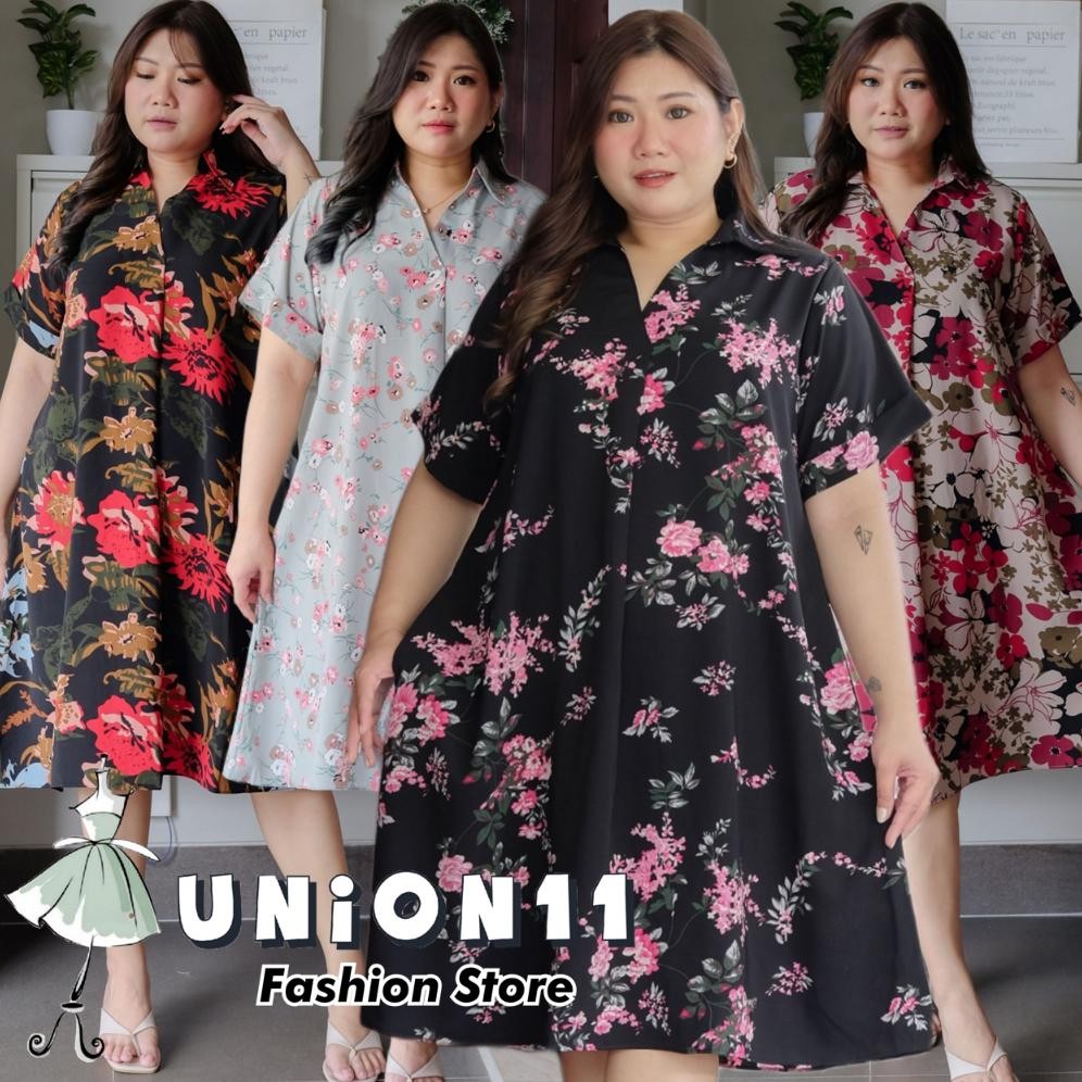 Dress Jumbo Wanita Ld 126 / Baju Jumbo Wanita / Baju Kerja Wanita Bigsize / Dress Jumbo Wanita / Dre