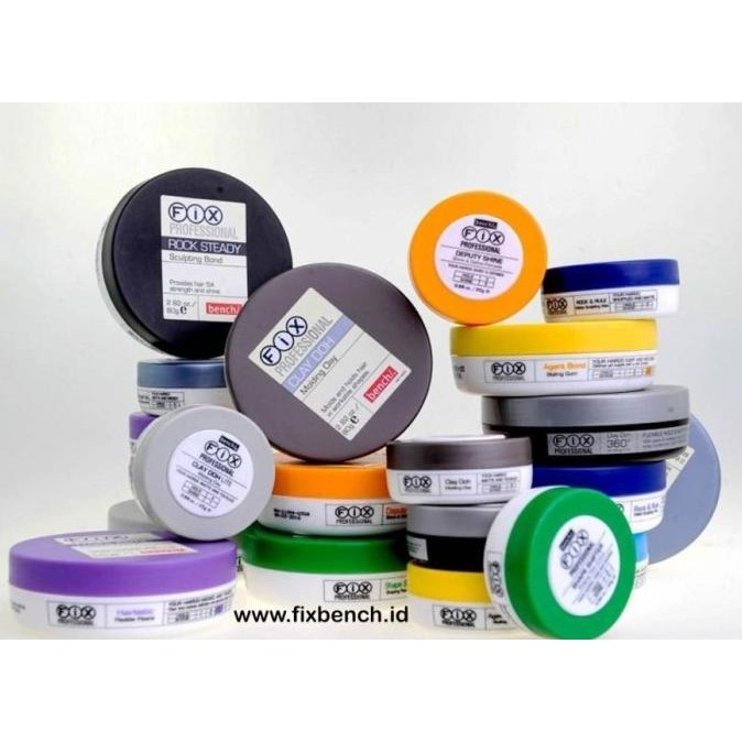 Fix Professional Clay Doh 360 Bench Pomade 80G Premium Import Original