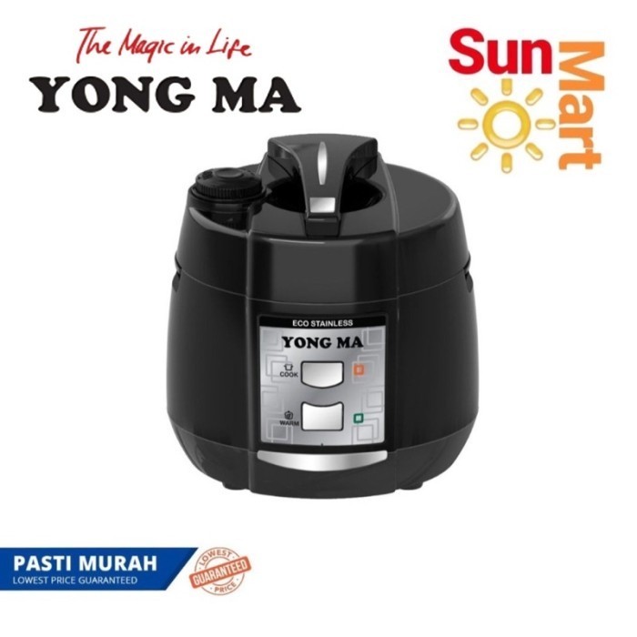 Magic Com 2 Liter Yong Ma Smc 4053 Panci Stainless New