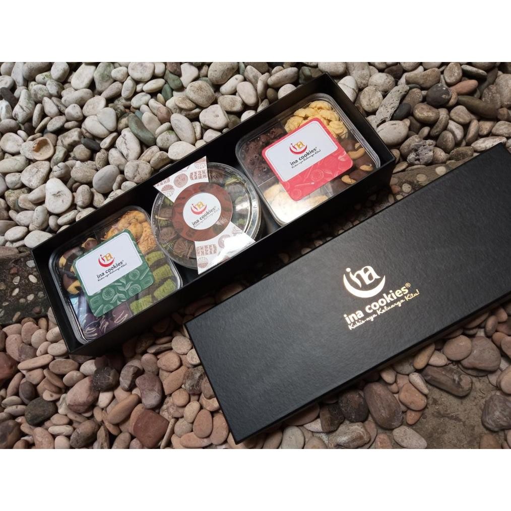 

lumineeroffc ramadhan/lebaran/imlek premium hampers/bingkisan/parsel/paket ina cookies, kue kering handmade enak