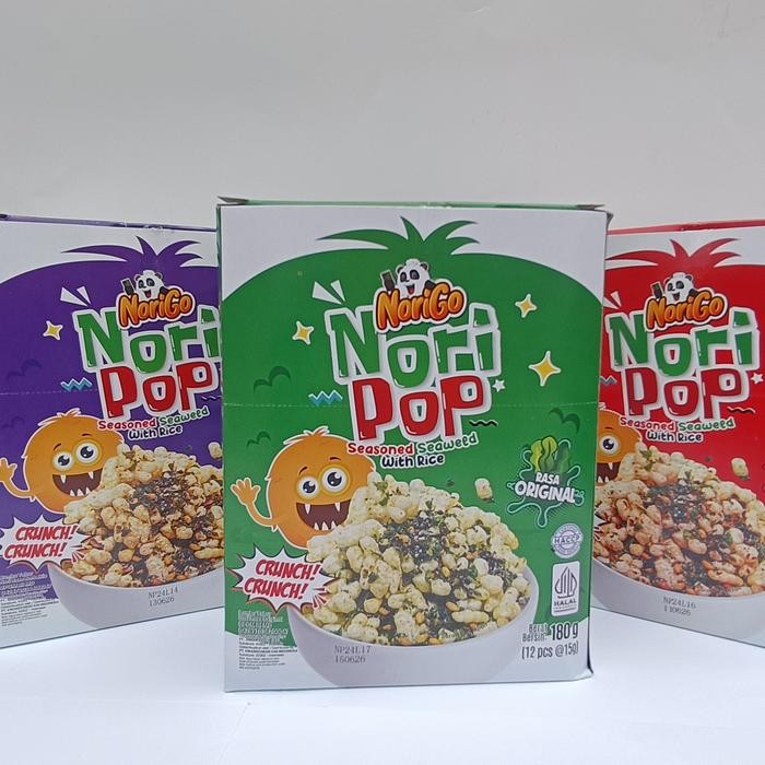 

Promo SNACK NORI POP TABUR NEW - 1 DUS ( ISI 5 BOX ) Ready