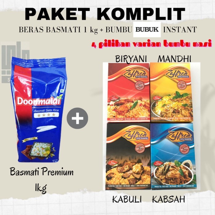 

Sale Nasi Mandhi Paket Beras Dan Bumbu Basmati Mandhi Kering
