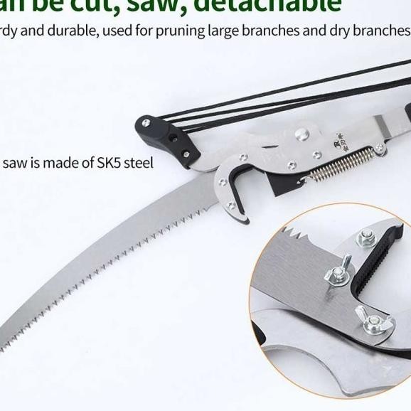 Gergaji Pemotong Ranting Dahan Galah Alat Potong Gunting Dahan Ranting