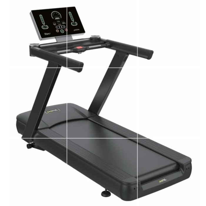 Komersial Treadmill Kardio Elektrik Fitness Gym Dhz X8600P Import