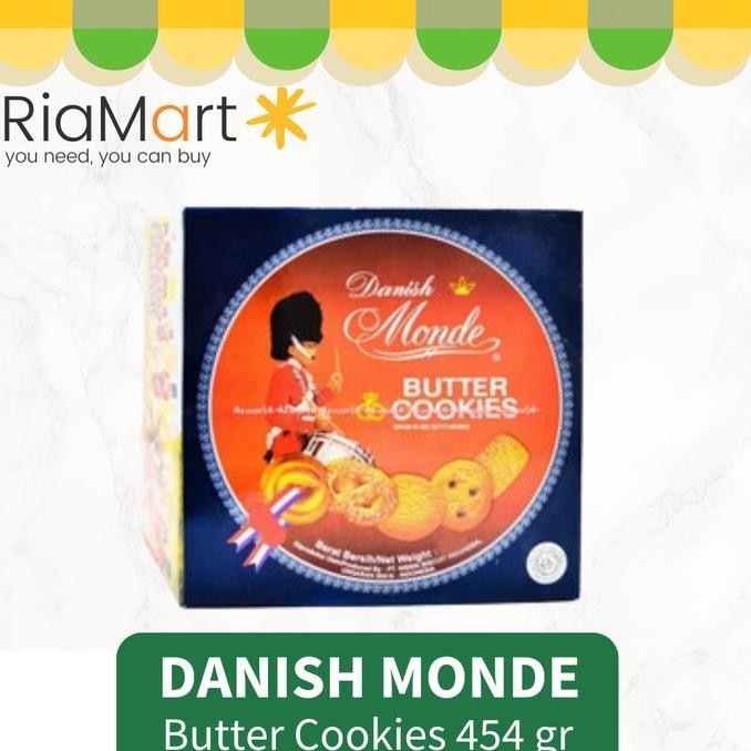 

Big Sale Danish Monde Butter Cookies 454Gr / Monde Kecil Berkualitas