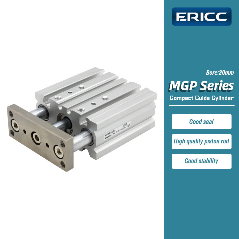CIF MGPM20 MGPL20 Series compact guide cylinder Thin Three axis air pneumatic cylinder with guide ro