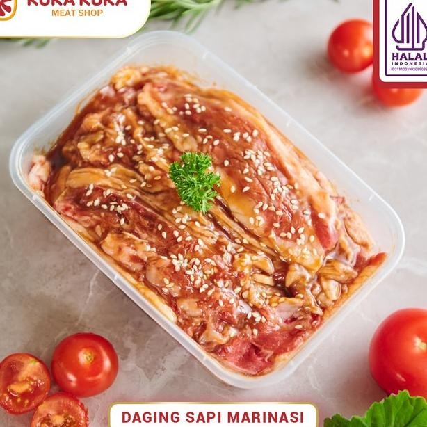 

Daging Api Marinai U Beef Lice Bumbu Marinai Buogi Teriyai