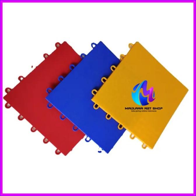 LANTAI INTERLOCK FUTSAL ORIGINAL TRILENE POLYPROPYLENE COPOLYMER 100CMX100CM GARANSI 8 TAHUN