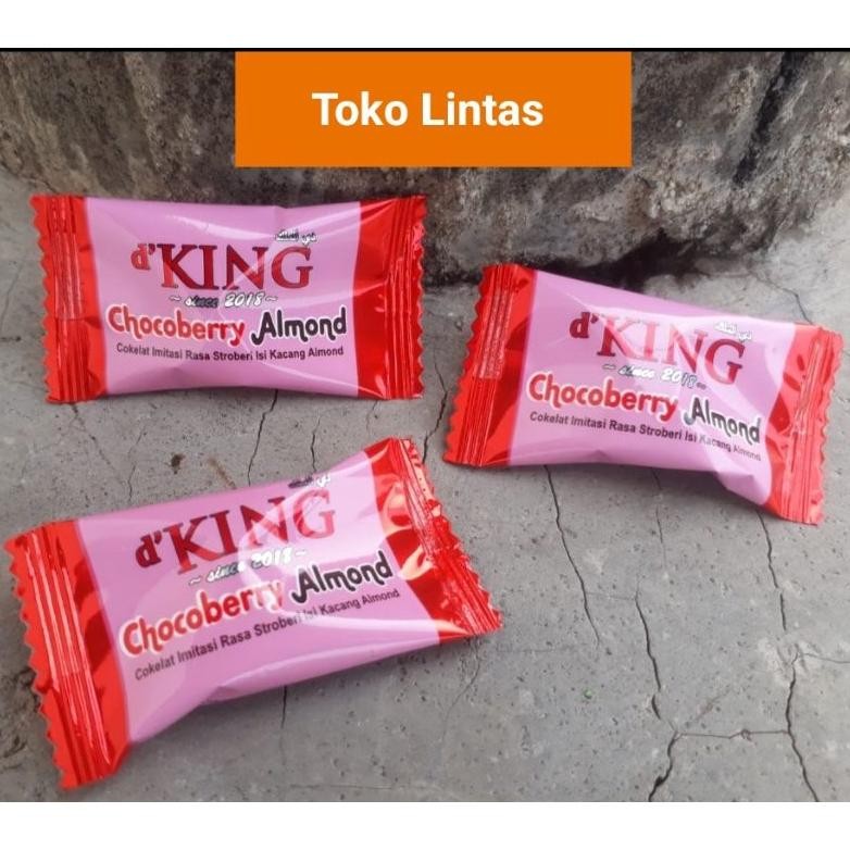 

XCT-2328 Cokelat Kacang Almond Bonibol D'King Per Toples Bag 40 PC Termurah