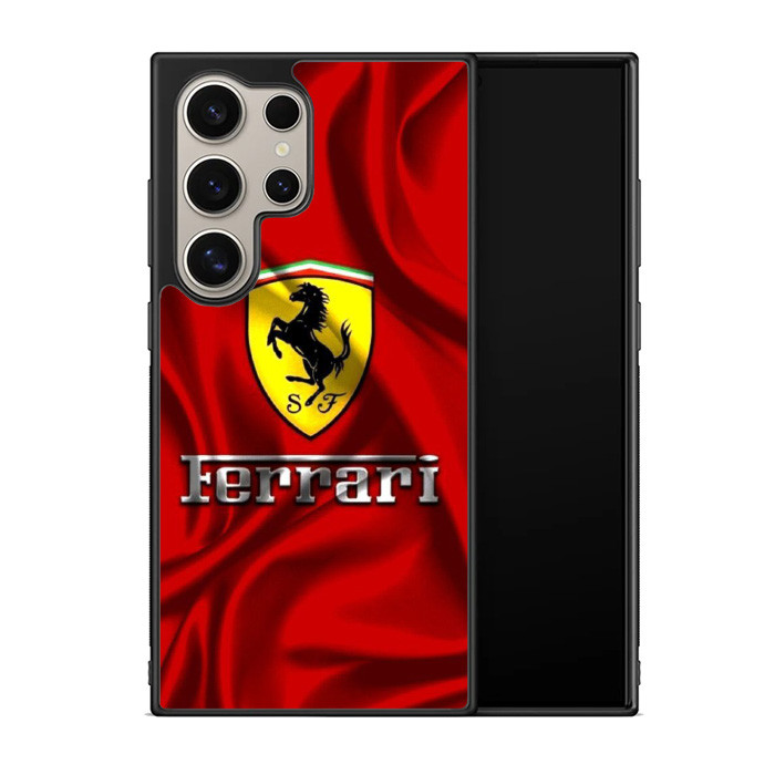 Hybrid Case Samsung Galaxy S25 S24 S23 S22 S21 Plus Ultra FE 5G Ferrari DC152
