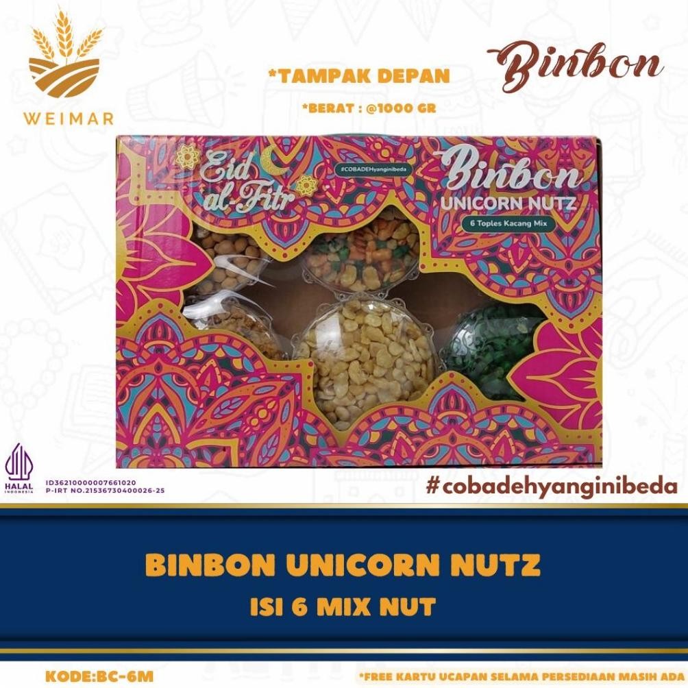 

Oz67 Binbon Unicorn Nuts - 6 Toples Mix Kacang Snack Termurah